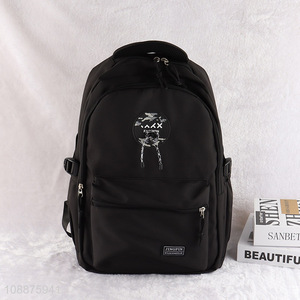 Latest products black men large capacity casual sports backpack bag