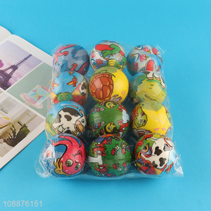 High quality animal printed pu ball children ball toys