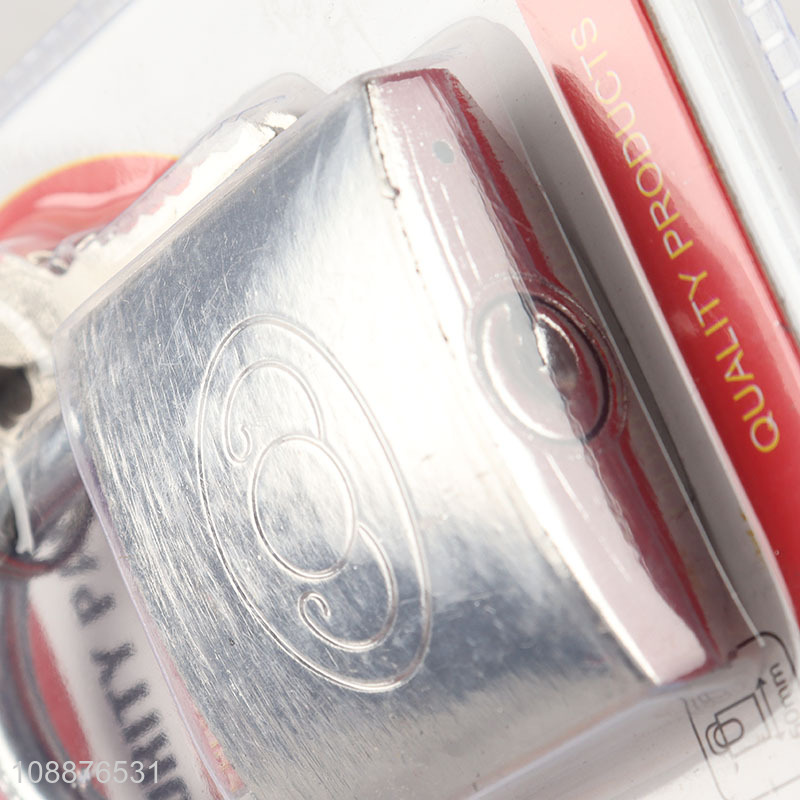 Popular products iron padlock silver security padlock