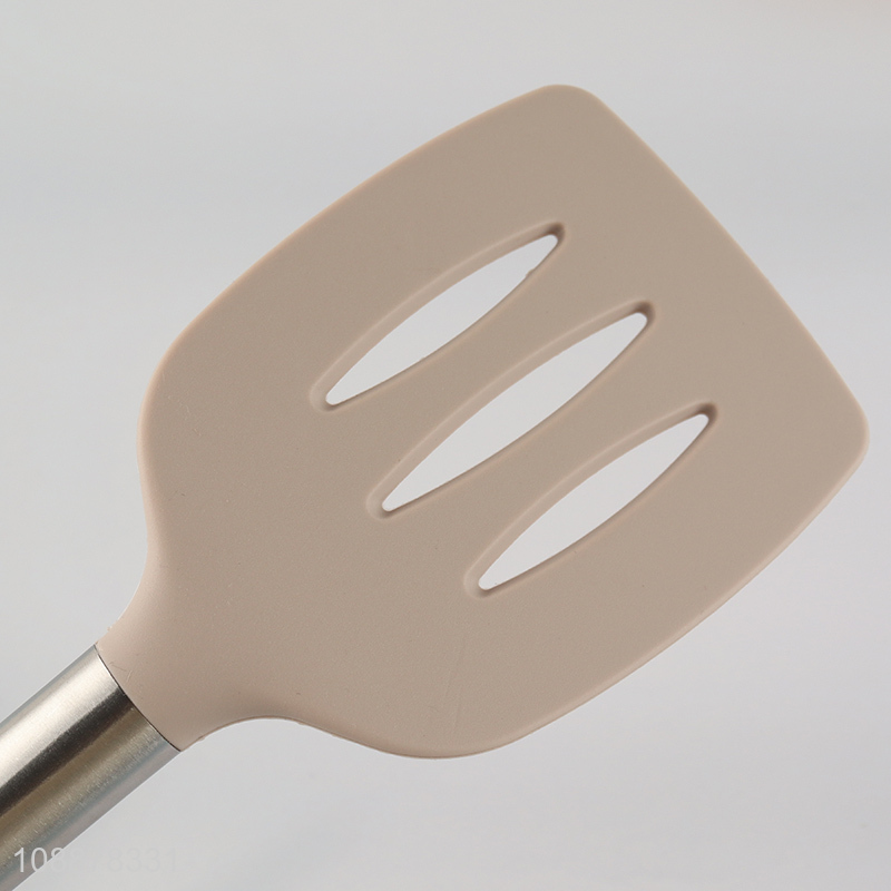 Popular products non-stick silicone cooking slotted spatula for home