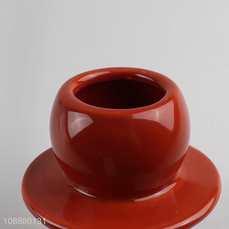 Good Quality Ceramic Candle Holder Ceramic Taper Candlestick Holder