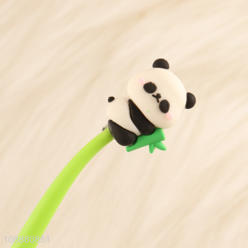 Hot products cartoon panda shape students gel pen for stationery