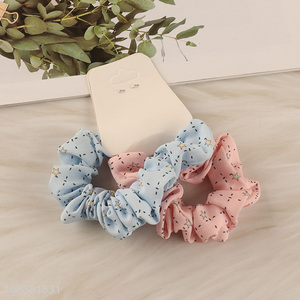 Low price polyester elastic 2pcs hair accessories hair band