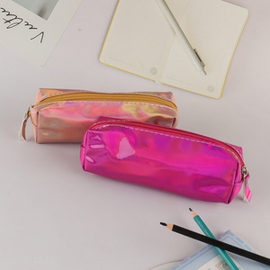 Good sale simple multicolor zipper stationery pencil bag