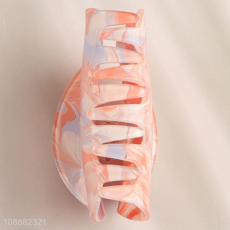 China Imports Strong Hold Acrylic Hair Claw Clips Hair Clamps for Girls