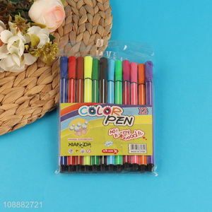Factory price 12colors painting watercolor pen set with pvc bag