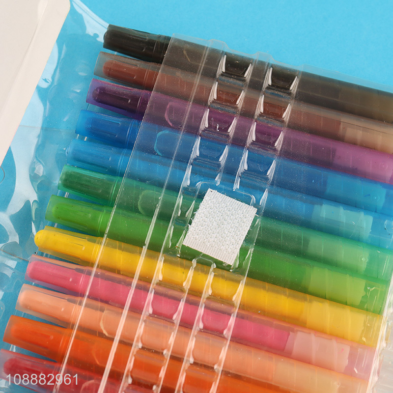 Low price twist-up painting crayon set for art supplies