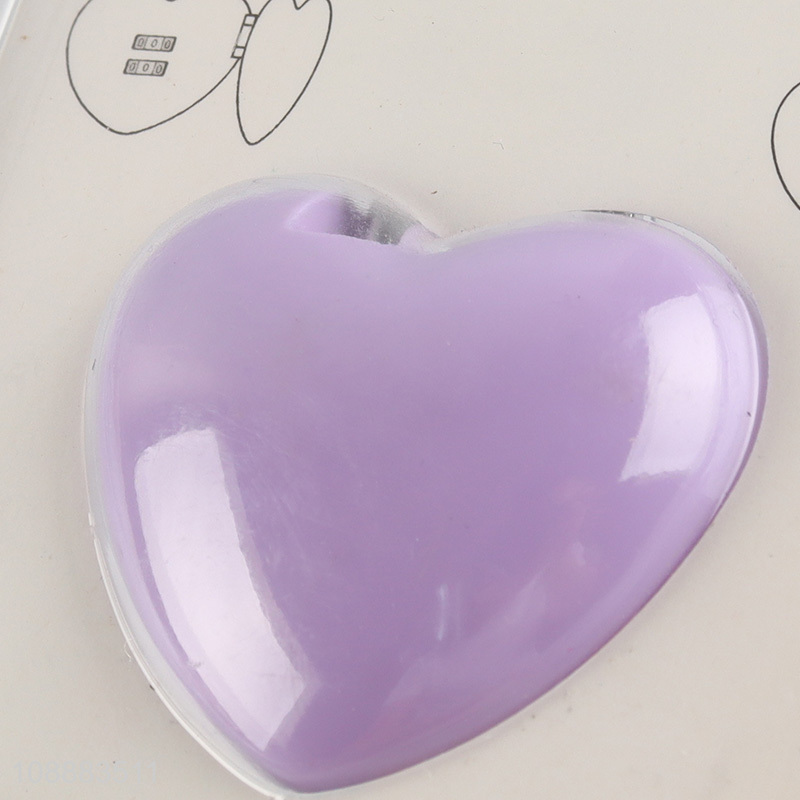 New product heart shape portable luggage password lock coded lock