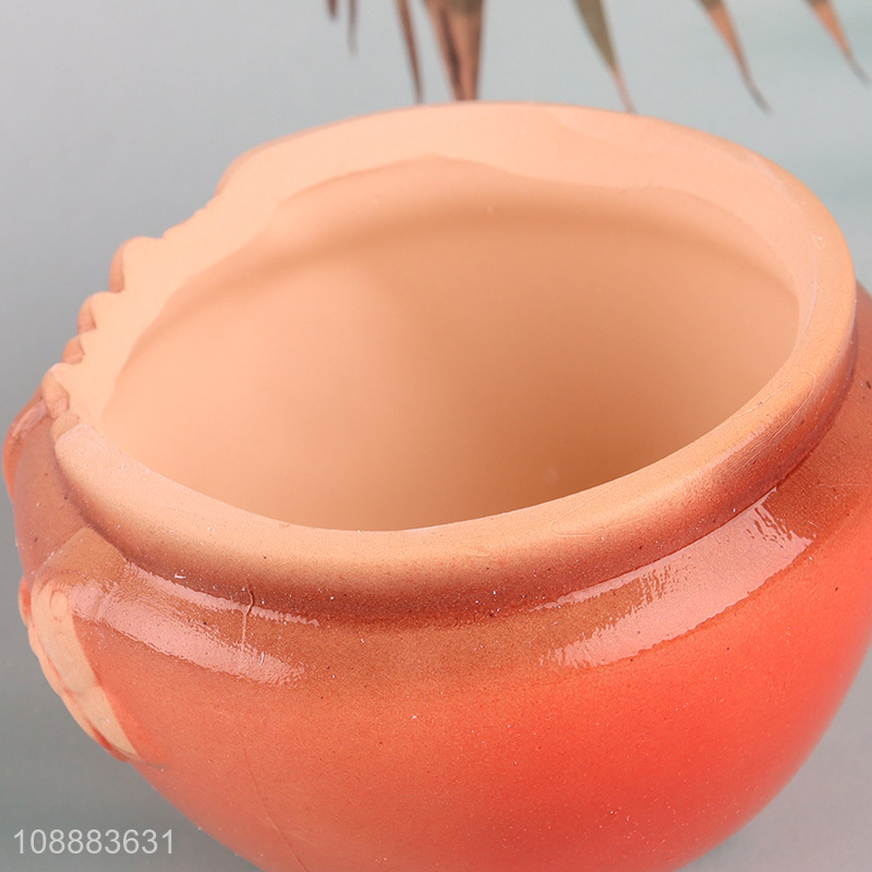Top selling ceramic garden supplies flower pot succulent pot