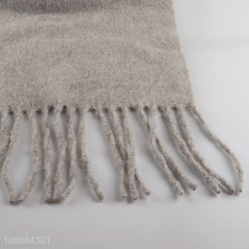Wholesale Unisex Winter Scarf Warm Knit Pashmina Shawls for Cold Weather