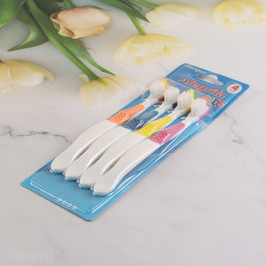 Good quality 5pcs kids toothbrush soft bristles toothbrush for age 5+