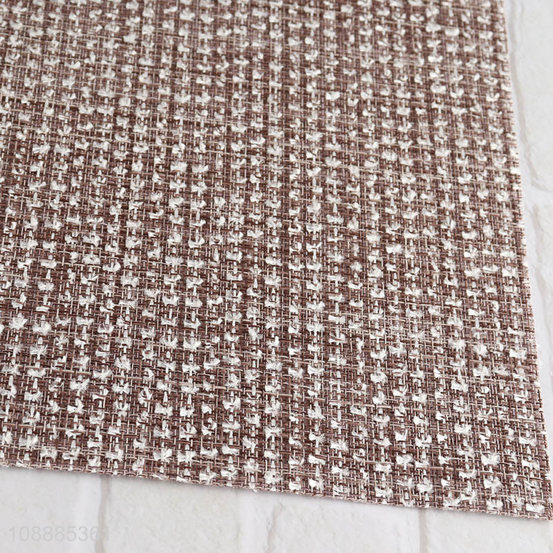 Wholesale heat resistant pvc woven placemats washable place mats