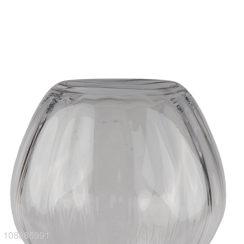 Latest products wedding party decoration glass vase hydrophobic vase