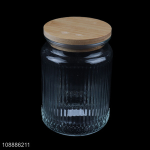 Online wholesale large capacity glass sealed food storage jar