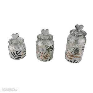 Good selling glass candy food home kitchen food storage jar