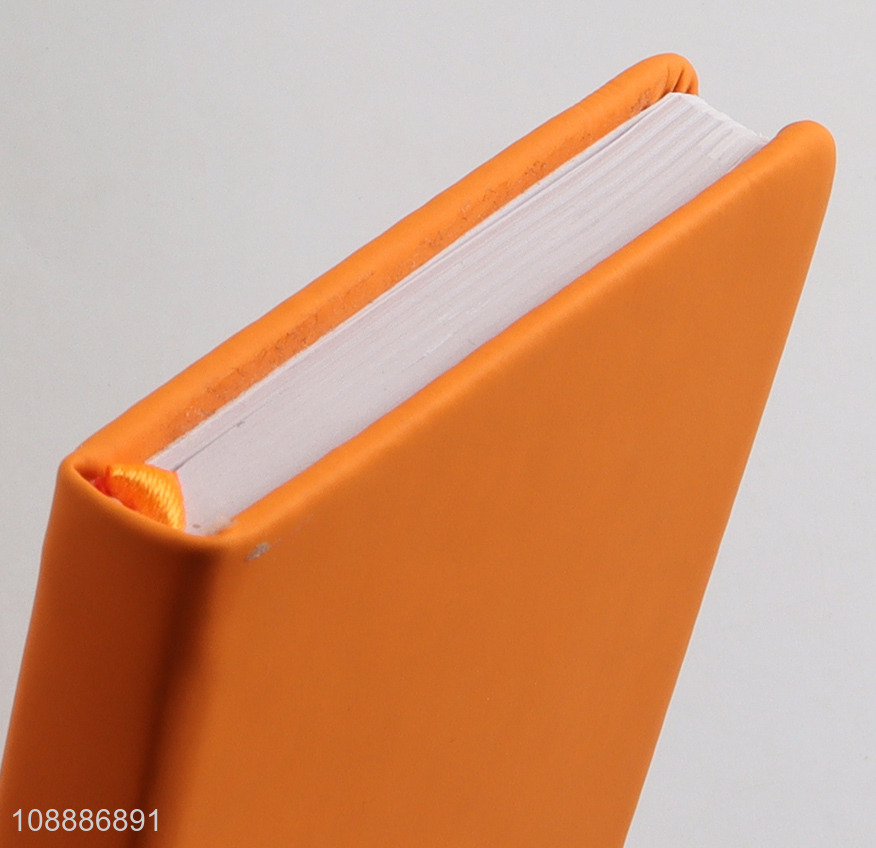 Online wholesale lined notebook journal pu leather hardcover notebook