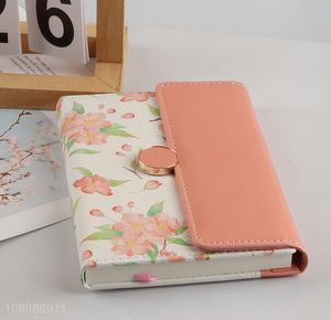 Hot selling floral hardcover notebook journal for women and girls