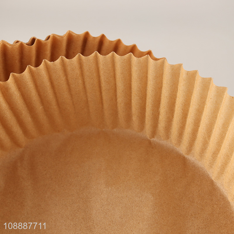 Wholesale 50pcs round air fryer paper liners disposable parchment liners