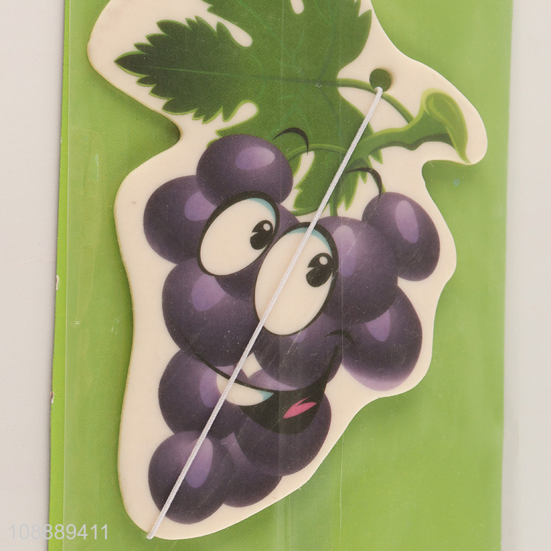 Online Wholesale Grape Scented Hanging Paper Car Freshener