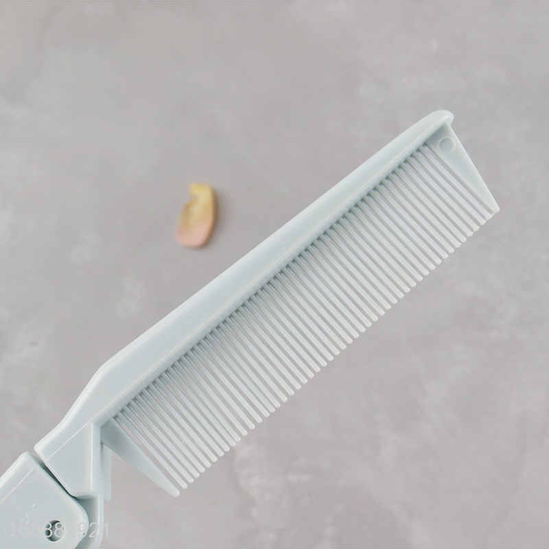 Good quality folding hair comb portable travel folding comb