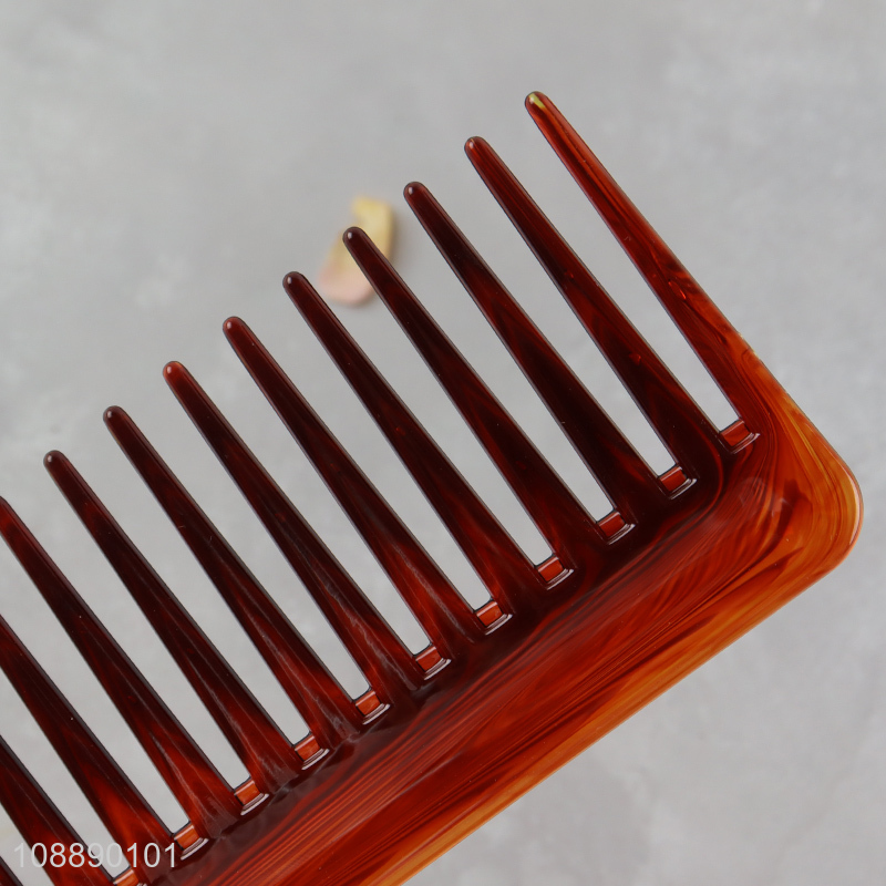 Online wholesale wide toothed hair styling comb detangling comb