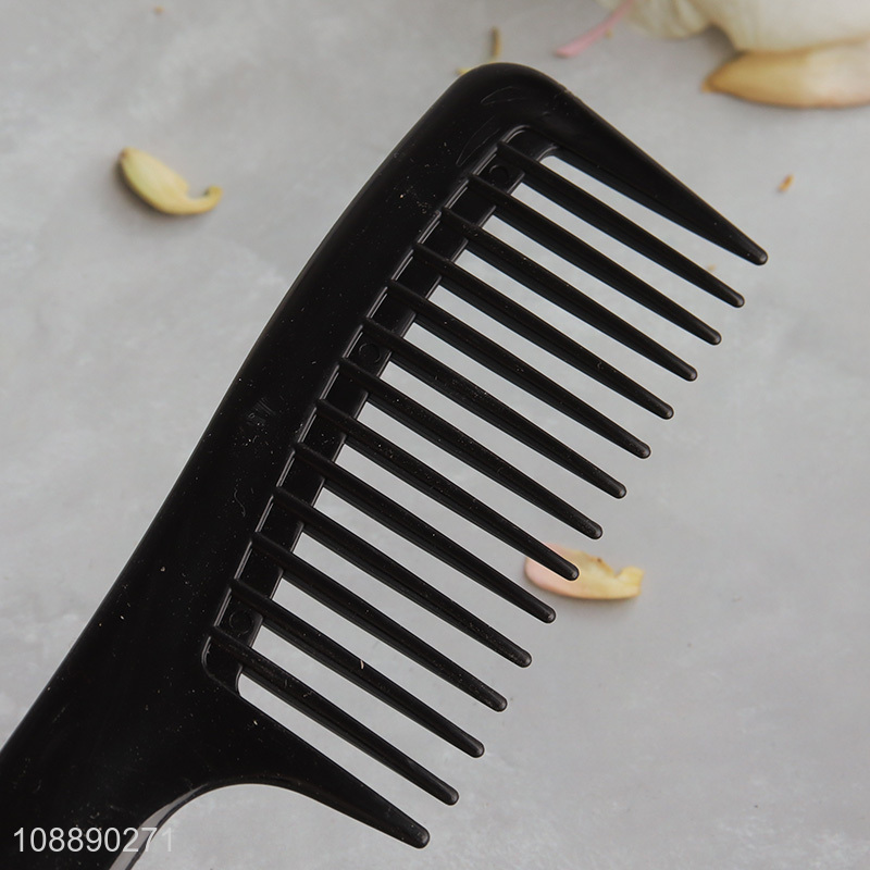 Wholesale wide toothed comb anti-static hair styling comb brush