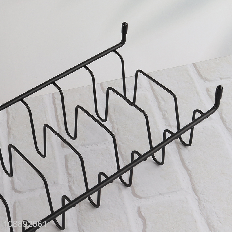 High quality metal wire dish rack plate holder pot lid organizer