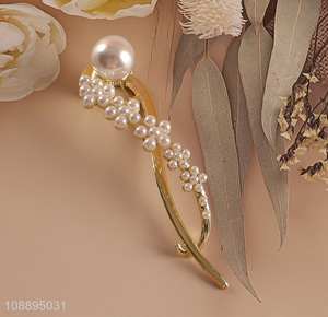 Online wholesale fashionable ladies pearl harpin hair accessories