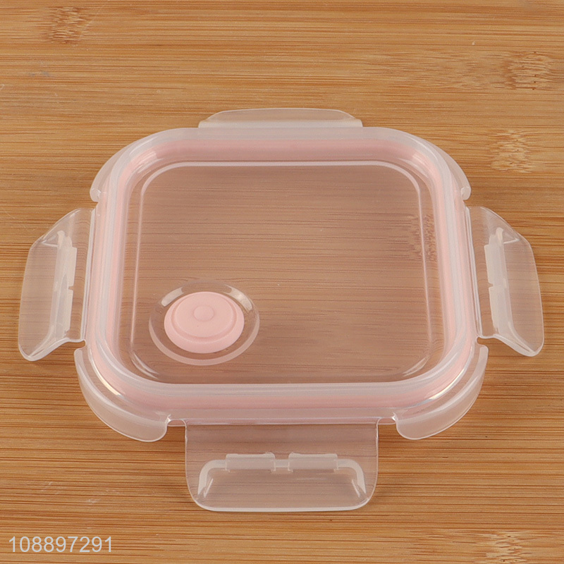 Latest products square glass food sealed preservation box for sale