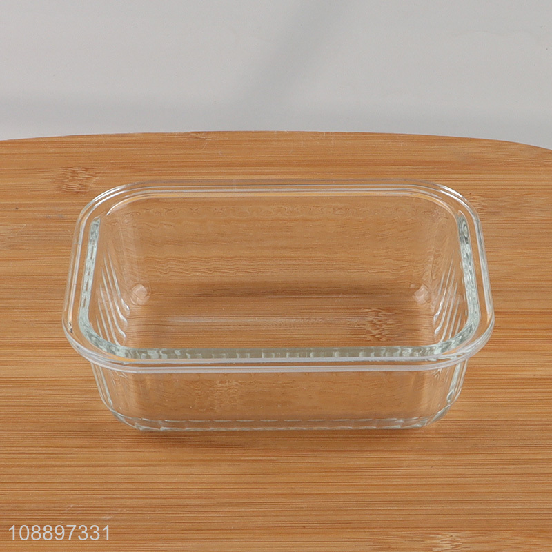 Hot products glass home food container sealed preservation box with lid