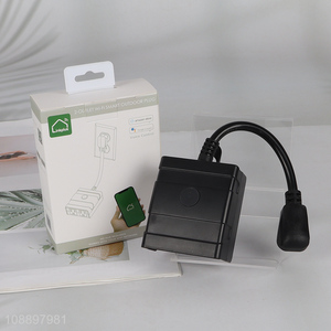 Top selling 2-outlet WiFi smart outdoor plug wholesale
