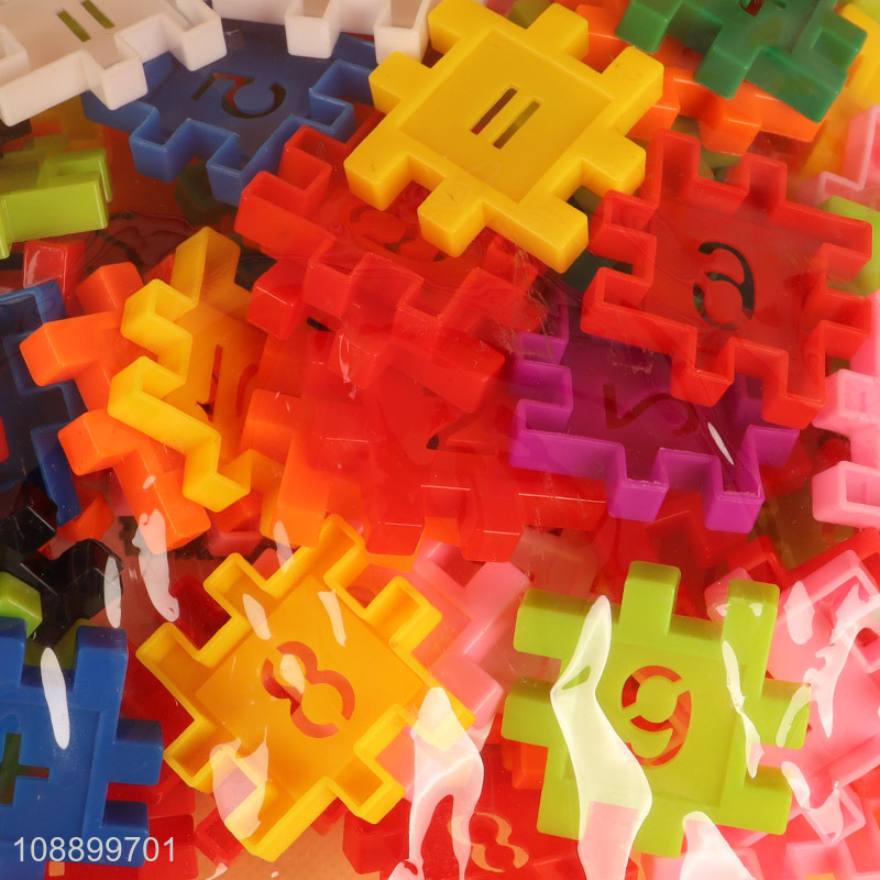 Yiwu market creative diy kids building block toys set
