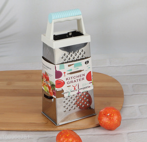 Popular products 4sides stainless steel vegetable grater for kitchen