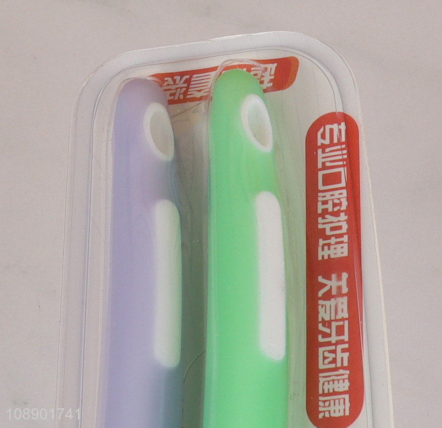 Hot products 2pcs adult tooth care soft toothbrush for sale