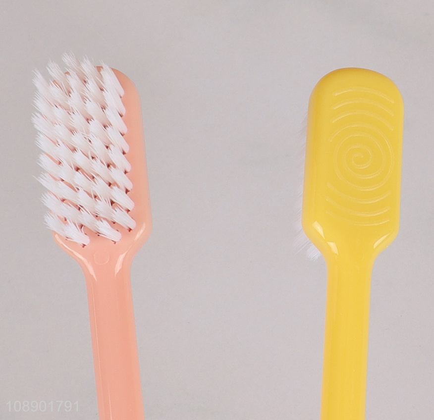 Online wholesale 2pcs tooth care adult toothbrush