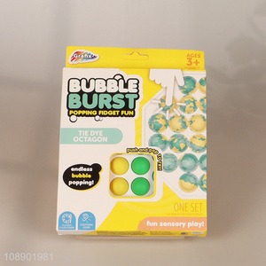 Good quality kids push pop bubble fidget toy squeeze toy for sale