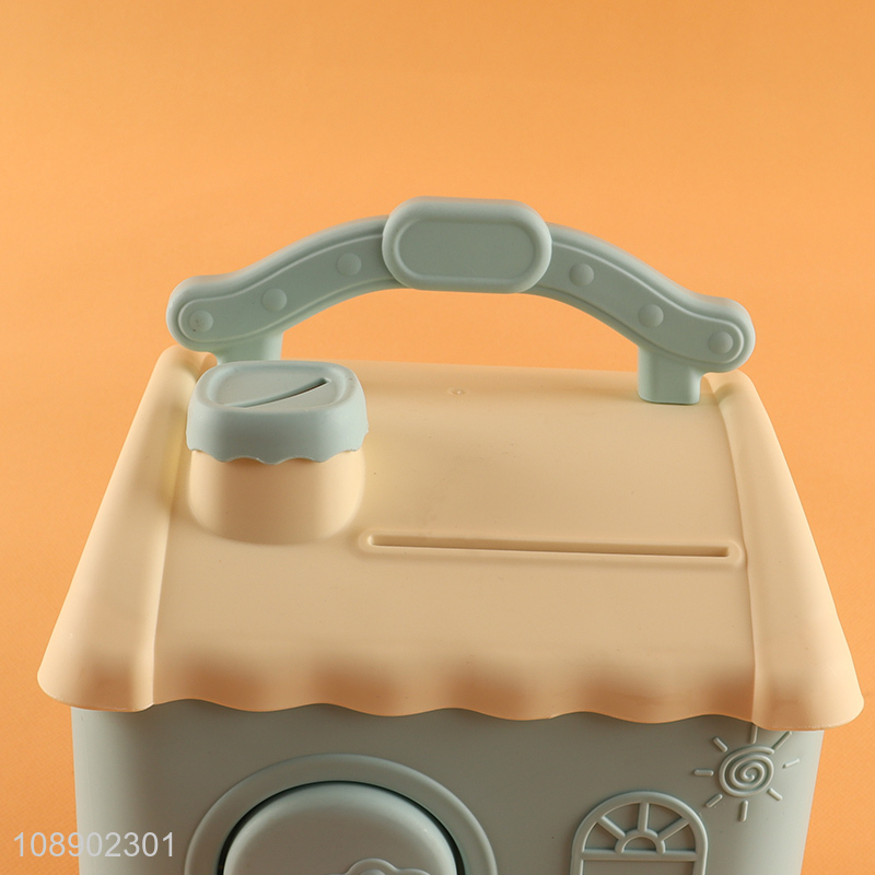 China products children's coin bank toy with lock-up