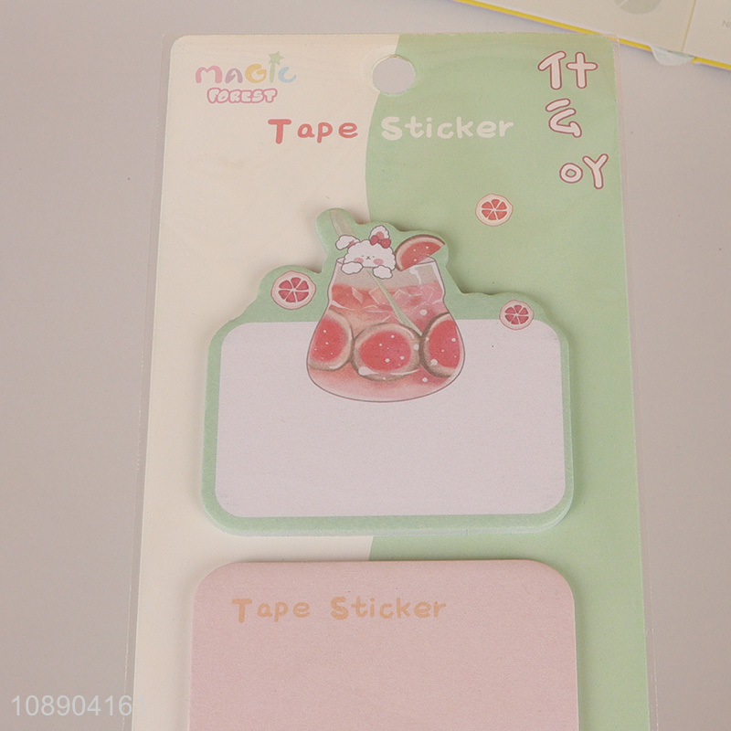 Good selling 5colors self-adhesive writing paper sticky notes