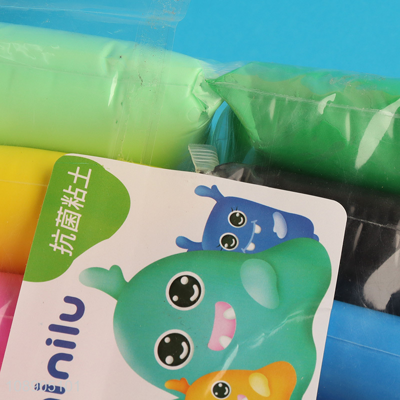 Wholesale 12 colors non-toxic super light clay set for kids age 3+