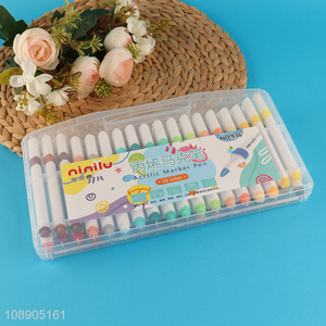Hot selling 36 colors acrylic paint markers for plastic painting