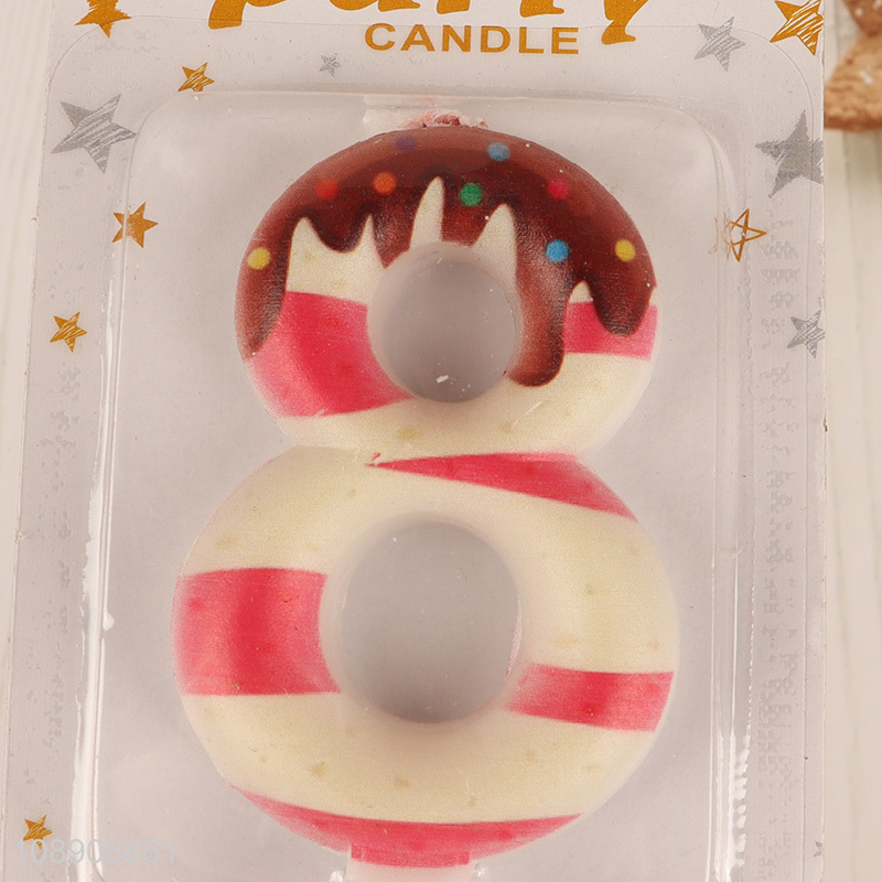 Good quality number8 birthday party candle cake decoration candle