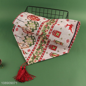 Hot Selling Christmas Table Runner Winter Dining Table Deocration