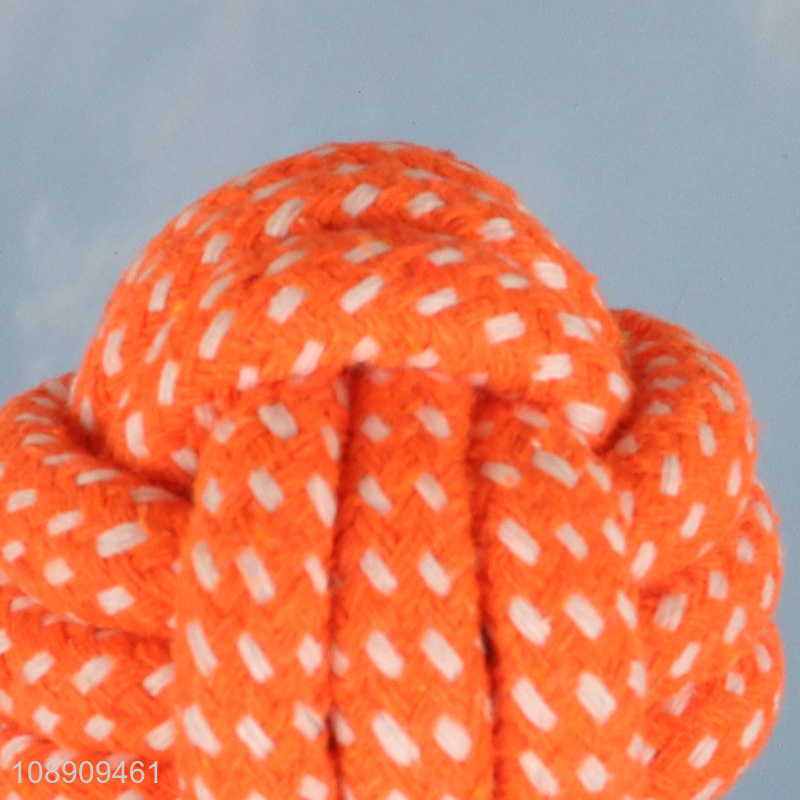 Latest design cotton rope bite-resistant pet chew toy for sale