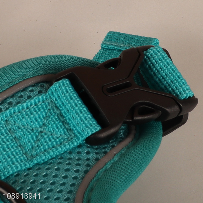 High quality breathable reflective no pull dog harness with leash