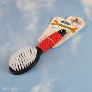 Wholesale single sided pet grooming brush detangling pet brush