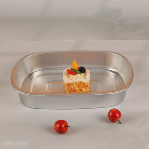 Good quality smooth wall aluminum foil container pan for sale