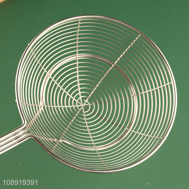 New product stainless steel kitchen fine mesh skimmer kitchen strainer