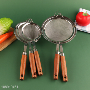 Hot selling stainless steel fine mesh strainer kitchen strainer wholesale