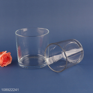 Wholesale from china glass clear flower vase hydroponic vase for tabletop decoration