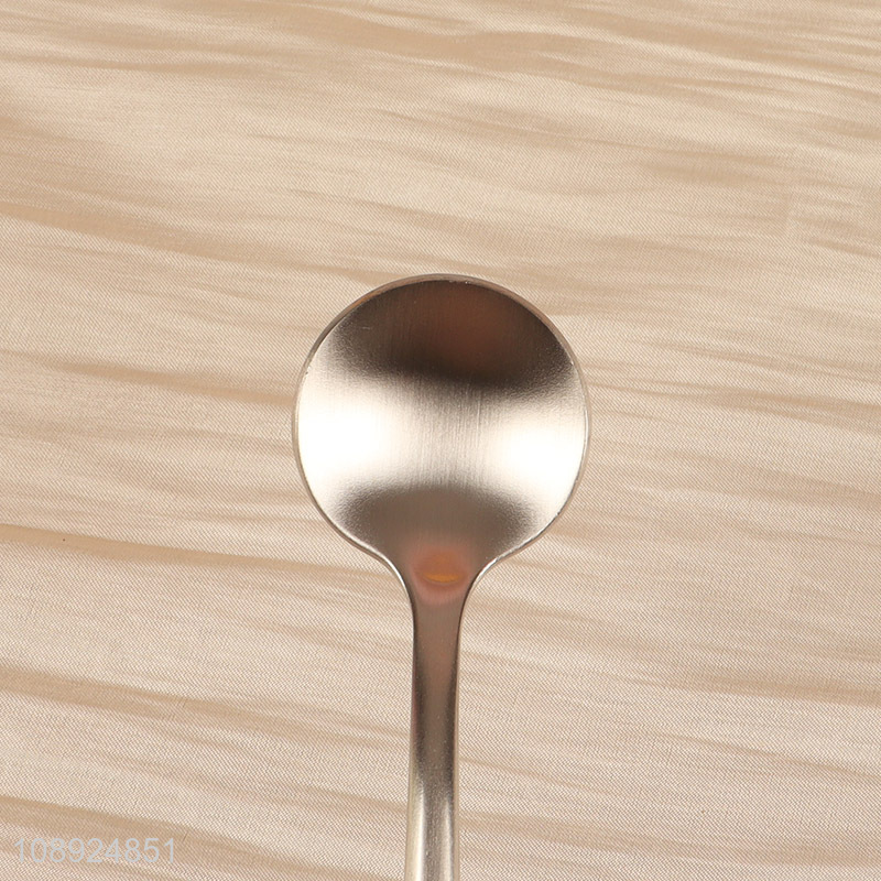 Factory Supply 1PC Stainless Steel Coffee Spoon Stirring Spoon